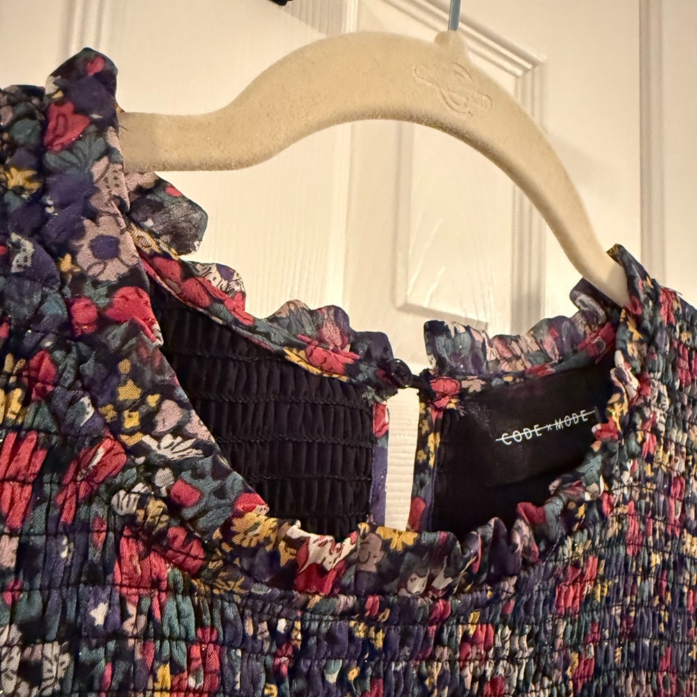 Code Mode Multicolor Floral Dress - Picture 4 of 7